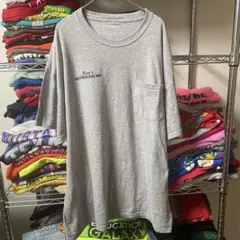 90s ヴィンテージ　3Lビッグプリント グレーtシャツUSA直輸入メンズ古着