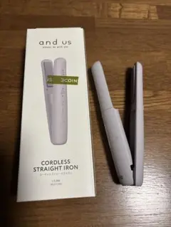 andus スリコ　超軽量　コンパクト ストレートヘアアイロン