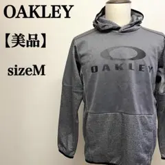【美品】OAKLEY 高機能スタイリッシュテクニカルフリースフーディー