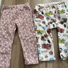 90cm 女の子ボトムス 2点セット