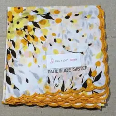 [新品未使用] ポールアンドジョーシスター ハンカチ(オレンジ)