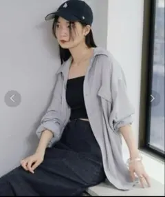 kastane サテンビッグシャツ カスタネのサムネイル