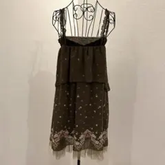 キャミソールワンピース　姫ギャル　森ガール　フェアリーグランジ