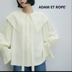 ADAM ET ROPE' アダムエロペ 【サステナブル】ケープカラーブラウスのサムネイル