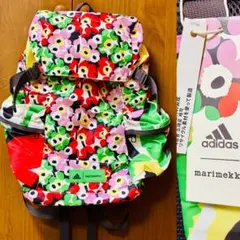 C*A様 【タグ付き未使用品】マリメッコ リュック　adidas コラボ　売り切 タグ付き アディダス マリメッコ コラボリュック - メルカリ