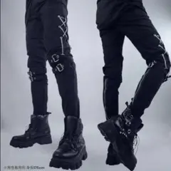 美新品未使用❗️Nier Clothing ニーア 痩せ見え 高品質 スキニー 黒
