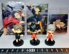 ハイキュー!!チョコエッグ 黒尾鉄朗&灰羽リエーフ&宮治 ウエハース カード