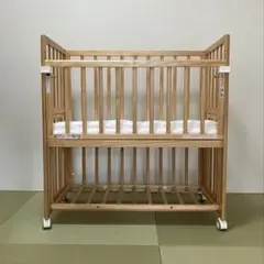 そいねーる＋ロング　ロング備品は全て未使用！　専用マットレス付き【引取限定】 楽天市場】そいねーる＋ ロング ベビーベッド 専用敷きマット付