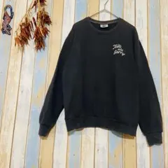 【TOM and JERRY 】訳アリトレーナー　バックプリント　スウェット L