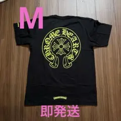 希少Mサイズ新品☆クロムハーツ ネオンイエロー×ブラックTシャツ M