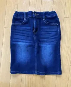 GU キッズ 110 デニムスカート