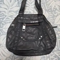 DIESEL archive metal logo ショルダーバッグ　Y2K