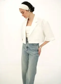 CLANE クラネ DAD CROPPED TAILORED JACKET - メルカリ