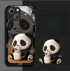 【新品未使用】iPhone 15 Pro Max パンダデザイン ケース
