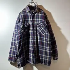 PREMIER INTERNATIONAL チェック柄 中綿長袖ネルシャツ L