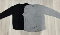 PLUS SUNNY ワッフル編みニット セーター 2色セット Mサイズ