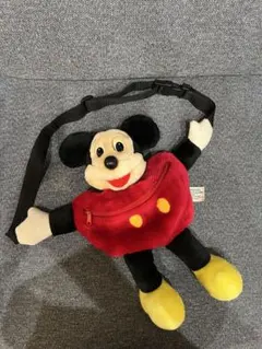 ミッキーマウス　ウエストポーチ　ぬいぐるみ　ヴィンテージ