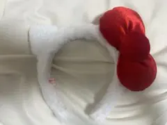 ハローキティ風耳付きカチューシャ