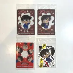 【新品】ミルキー✖️コナン　クリアカード　４点セット