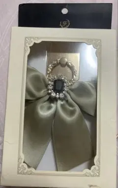 Maison de FLEUR スマホリング　グリーン