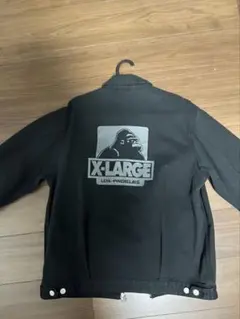 X-LARGE ブラック ジップアップワークジャケット　Mサイズ