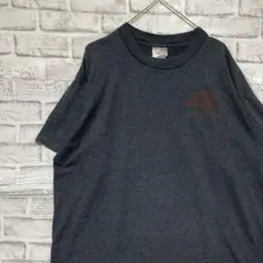 USA製90sヴィンテージTシャツ！シングルステッチ　グレー半袖古着　XL26
