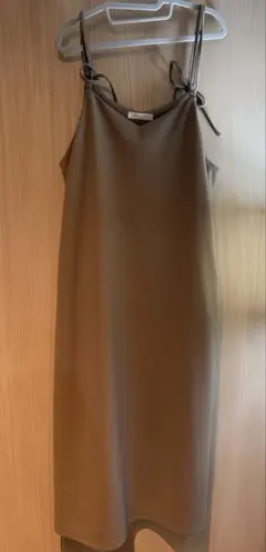 chocol raffine robe ベージュ キャミワンピース S