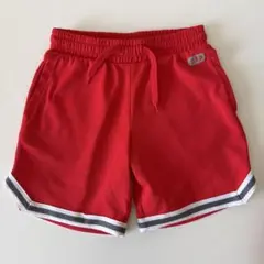 GAP こども XS 110cm 赤 メッシュ ハーフパンツ