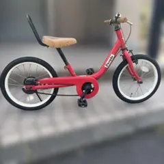 Jeep 幼児用自転車 16インチ レッド 前カゴ付き - メルカリ