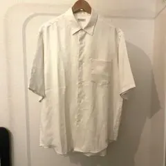 【ユナイテッドアローズ】ライトリネンタッチシャXL アイボリー