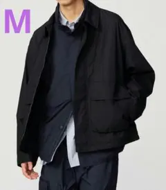 UNIQLO C コットンショートブルゾン　黒 M