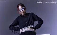 LE SSERAFIM CROP HOODIE (Black)