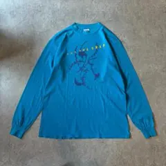 90s USA製 BURTON デザイン プリント ロングTシャツ XL