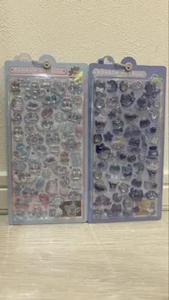 【正規品】ボンボンドロップシールみずいろ・よるねこ2枚セット