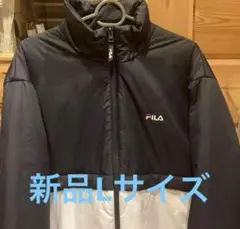 FILA ネイビー ホワイト 中綿ナイロンジャケット　新品