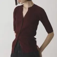 RIM.ARK Random rib knit tops