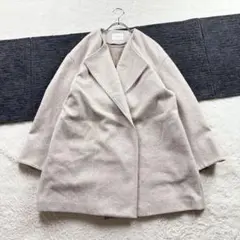 ビューティーアンドユース/F/ベージュ/チェスターコート/ラペル付き/アウター