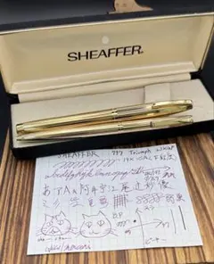 SHEAFFER 万年筆 1007 ゴールド SHEAFFER 万年筆 1007 ゴールド - メルカリ