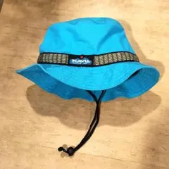 KAVU バケットハット ブルー　USA製　コットン