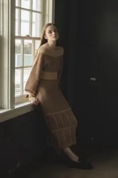 【pinue】スリットスリーブカットセットアップ PINUE スリットスリーブカットセットアップ（GRAY）