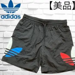 【美品】adidas originals ショートパンツ 水陸両用　Lサイズ 黒