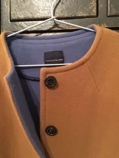 トゥモローランドCollectionのノーカラー9部丈コート
