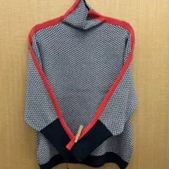 ライン入りジャガードセーター