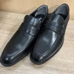 【超軽量】ブラックレザービジネスシューズ　ドレスシューズ　25㌢新品　本革のサムネイル
