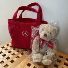 ☆レア！新品☆ メルセデスベンツノベルティ　トートバッグ&ベア