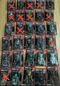 marvel ハッピーくじ　ベアブリック　20個 バラ売り可！