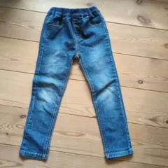 ◯petit main デニムパンツ 110　記名あり