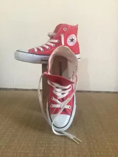 Converse ALL STAR 22cm 赤 スニーカー 美品