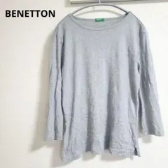 BENETTON【ワンサイズ】 ロンT 長袖 ラインストーン