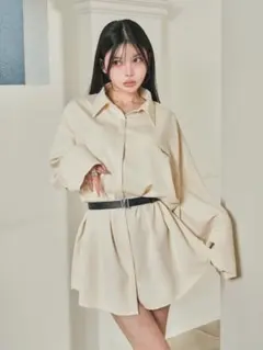 Darich 福袋2025「オーバービッグシャツ」「ロゴベルト」2点セット